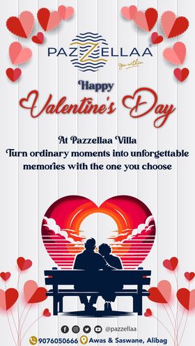 Pazzellaa Villa — Valentine’s Day 2026 campaign creative