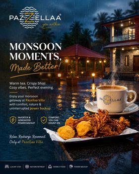 Pazzellaa Villa — power backup assurance creative